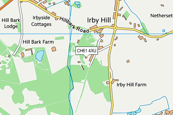 CH61 4XU map - OS VectorMap District (Ordnance Survey) CH61 4XU map - OS VectorMap District (Ordnance Survey)