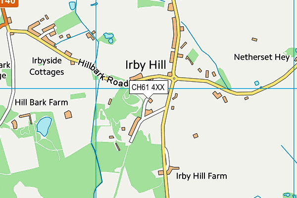 CH61 4XX map - OS VectorMap District (Ordnance Survey) CH61 4XX map - OS VectorMap District (Ordnance Survey)