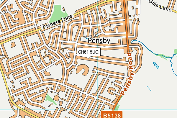 CH61 5UQ map - OS VectorMap District (Ordnance Survey) CH61 5UQ map - OS VectorMap District (Ordnance Survey)