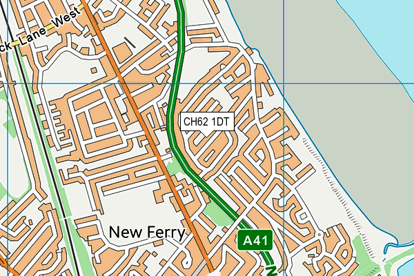 CH62 1DT map - OS VectorMap District (Ordnance Survey) CH62 1DT map - OS VectorMap District (Ordnance Survey)