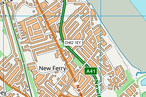 CH62 1EY map - OS VectorMap District (Ordnance Survey) CH62 1EY map - OS VectorMap District (Ordnance Survey)