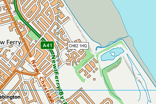 CH62 1HQ map - OS VectorMap District (Ordnance Survey)