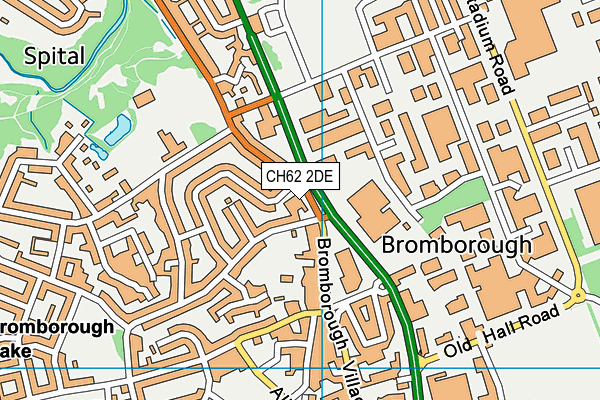 CH62 2DE map - OS VectorMap District (Ordnance Survey) CH62 2DE map - OS VectorMap District (Ordnance Survey)