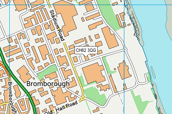 CH62 3QG map - OS VectorMap District (Ordnance Survey) CH62 3QG map - OS VectorMap District (Ordnance Survey)