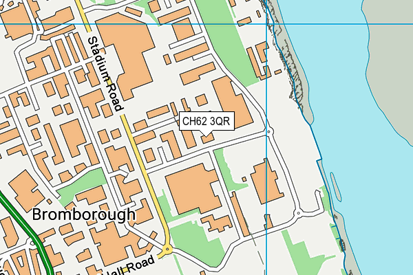 CH62 3QR map - OS VectorMap District (Ordnance Survey) CH62 3QR map - OS VectorMap District (Ordnance Survey)