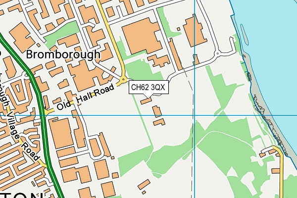 CH62 3QX map - OS VectorMap District (Ordnance Survey) CH62 3QX map - OS VectorMap District (Ordnance Survey)