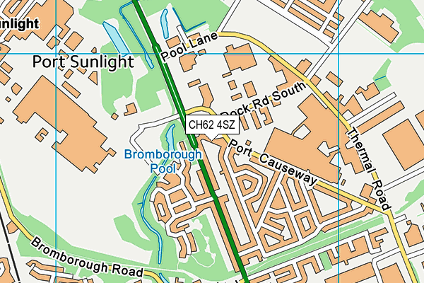 CH62 4SZ map - OS VectorMap District (Ordnance Survey) CH62 4SZ map - OS VectorMap District (Ordnance Survey)