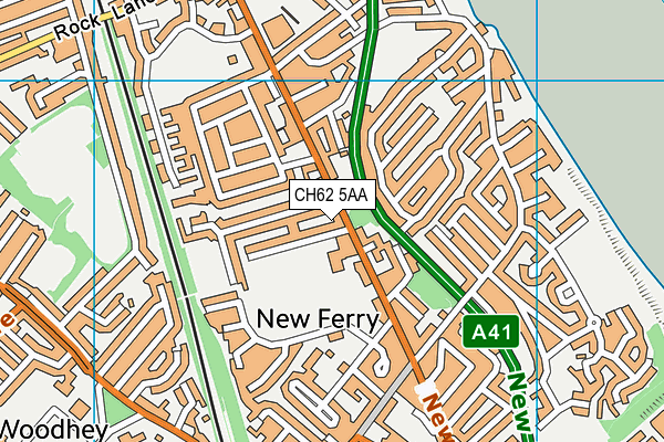 CH62 5AA map - OS VectorMap District (Ordnance Survey) CH62 5AA map - OS VectorMap District (Ordnance Survey)
