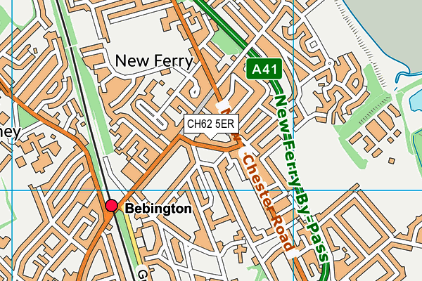 CH62 5ER map - OS VectorMap District (Ordnance Survey) CH62 5ER map - OS VectorMap District (Ordnance Survey)