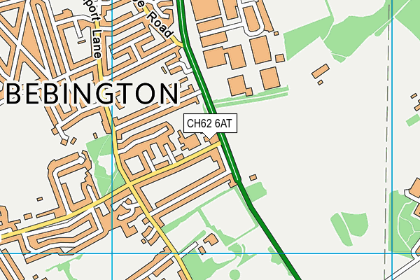 CH62 6AT map - OS VectorMap District (Ordnance Survey) CH62 6AT map - OS VectorMap District (Ordnance Survey)