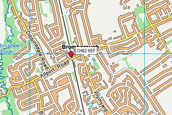 CH62 6EF map - OS VectorMap District (Ordnance Survey) CH62 6EF map - OS VectorMap District (Ordnance Survey)