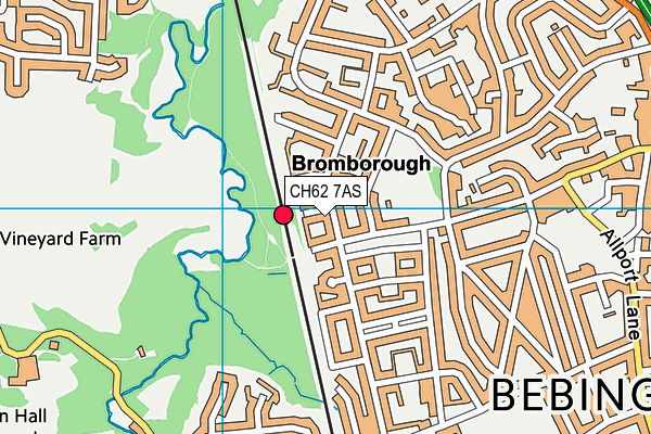 CH62 7AS map - OS VectorMap District (Ordnance Survey) CH62 7AS map - OS VectorMap District (Ordnance Survey)