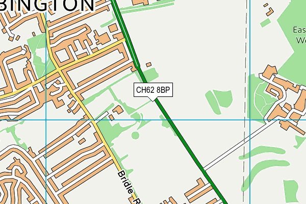 CH62 8BP map - OS VectorMap District (Ordnance Survey)