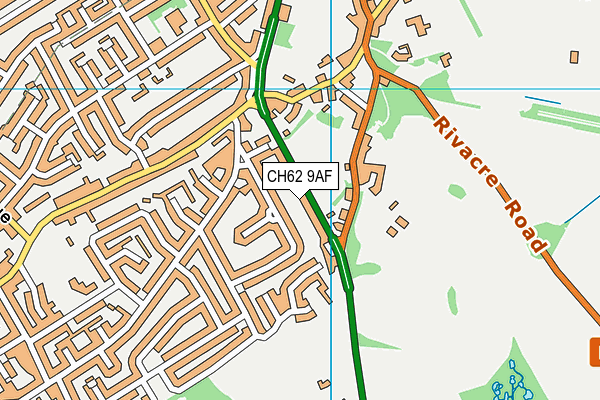CH62 9AF map - OS VectorMap District (Ordnance Survey) CH62 9AF map - OS VectorMap District (Ordnance Survey)