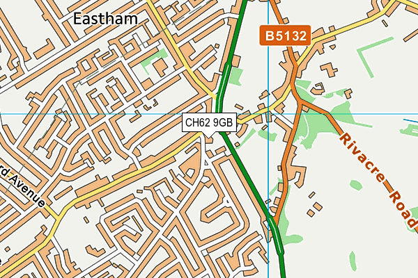 CH62 9GB map - OS VectorMap District (Ordnance Survey) CH62 9GB map - OS VectorMap District (Ordnance Survey)