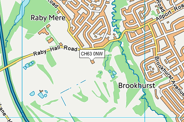 CH63 0NW map - OS VectorMap District (Ordnance Survey) CH63 0NW map - OS VectorMap District (Ordnance Survey)