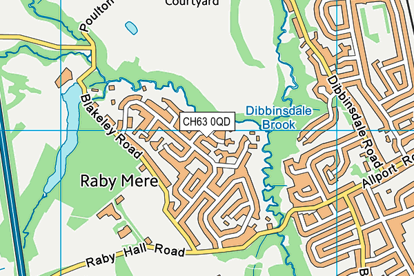 CH63 0QD map - OS VectorMap District (Ordnance Survey) CH63 0QD map - OS VectorMap District (Ordnance Survey)