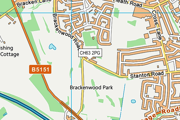CH63 2PG map - OS VectorMap District (Ordnance Survey) CH63 2PG map - OS VectorMap District (Ordnance Survey)