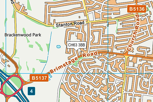 CH63 3BB map - OS VectorMap District (Ordnance Survey) CH63 3BB map - OS VectorMap District (Ordnance Survey)