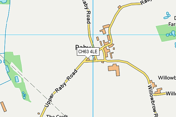 CH63 4LE map - OS VectorMap District (Ordnance Survey) CH63 4LE map - OS VectorMap District (Ordnance Survey)