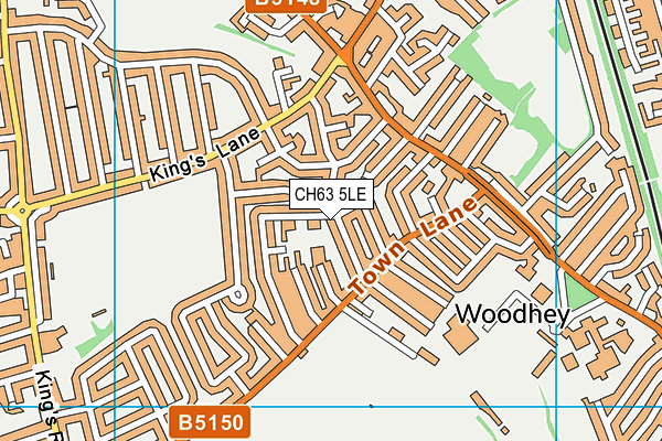CH63 5LE map - OS VectorMap District (Ordnance Survey) CH63 5LE map - OS VectorMap District (Ordnance Survey)