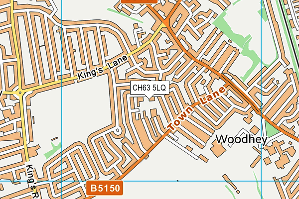 CH63 5LQ map - OS VectorMap District (Ordnance Survey) CH63 5LQ map - OS VectorMap District (Ordnance Survey)