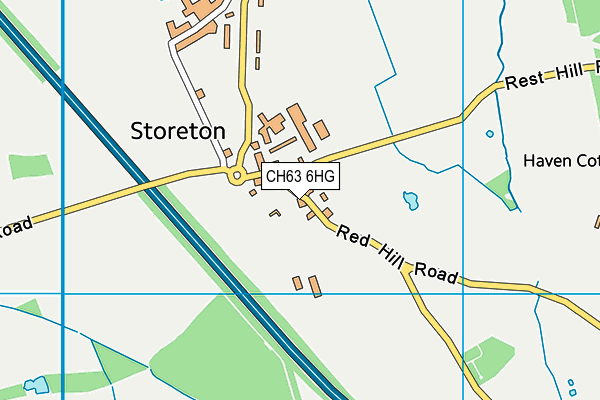 CH63 6HG map - OS VectorMap District (Ordnance Survey) CH63 6HG map - OS VectorMap District (Ordnance Survey)