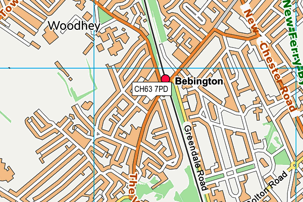 CH63 7PD map - OS VectorMap District (Ordnance Survey) CH63 7PD map - OS VectorMap District (Ordnance Survey)