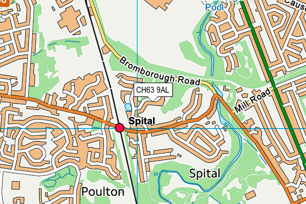 CH63 9AL map - OS VectorMap District (Ordnance Survey) CH63 9AL map - OS VectorMap District (Ordnance Survey)