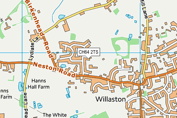 CH64 2TS map - OS VectorMap District (Ordnance Survey) CH64 2TS map - OS VectorMap District (Ordnance Survey)