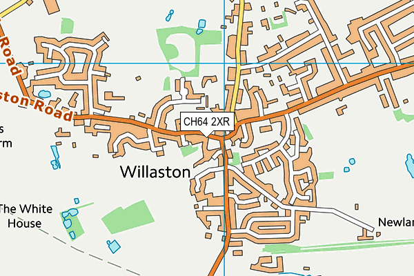 CH64 2XR map - OS VectorMap District (Ordnance Survey) CH64 2XR map - OS VectorMap District (Ordnance Survey)