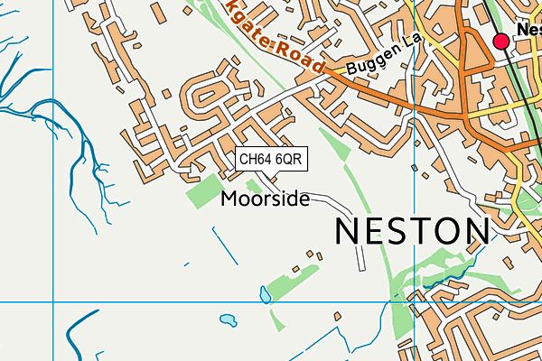 CH64 6QR map - OS VectorMap District (Ordnance Survey) CH64 6QR map - OS VectorMap District (Ordnance Survey)