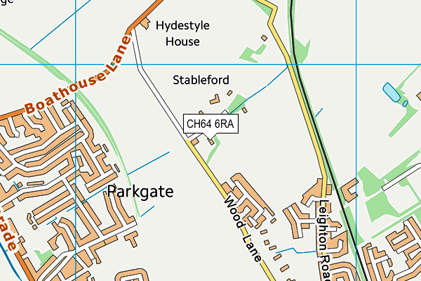 CH64 6RA map - OS VectorMap District (Ordnance Survey) CH64 6RA map - OS VectorMap District (Ordnance Survey)