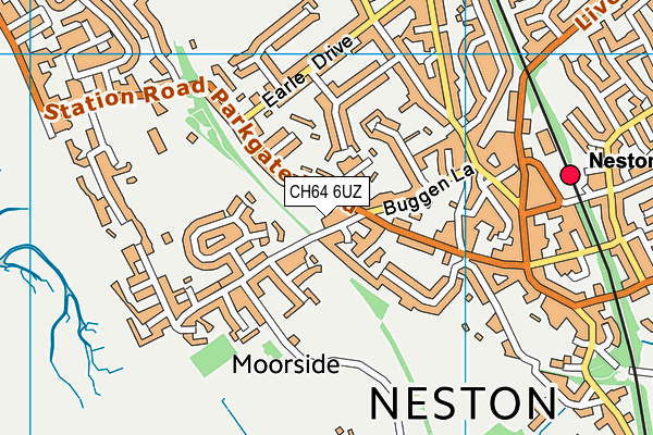 CH64 6UZ map - OS VectorMap District (Ordnance Survey) CH64 6UZ map - OS VectorMap District (Ordnance Survey)