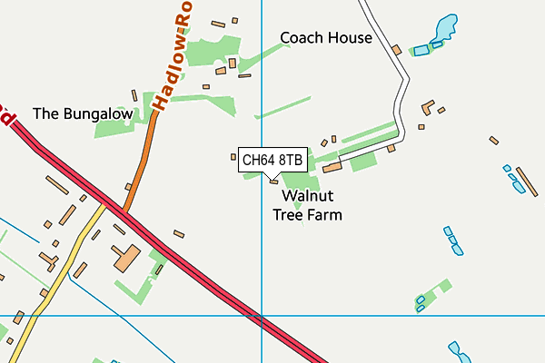 CH64 8TB map - OS VectorMap District (Ordnance Survey) CH64 8TB map - OS VectorMap District (Ordnance Survey)