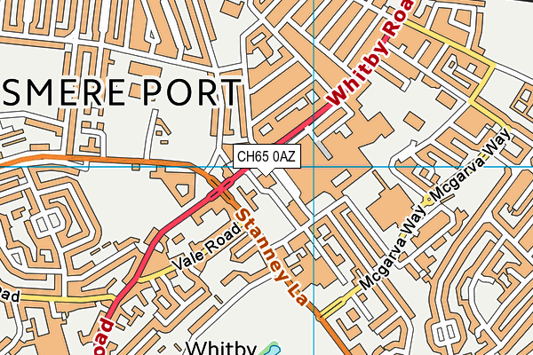 CH65 0AZ map - OS VectorMap District (Ordnance Survey) CH65 0AZ map - OS VectorMap District (Ordnance Survey)