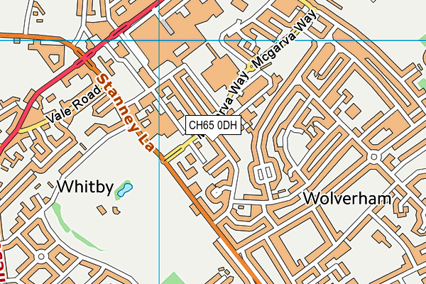 CH65 0DH map - OS VectorMap District (Ordnance Survey) CH65 0DH map - OS VectorMap District (Ordnance Survey)