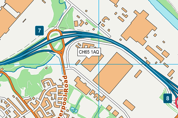 CH65 1AQ map - OS VectorMap District (Ordnance Survey)