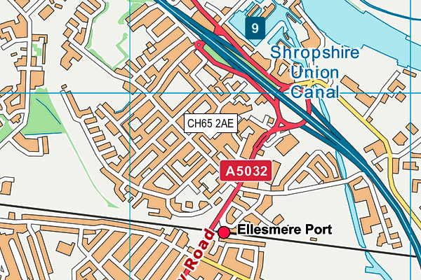 CH65 2AE map - OS VectorMap District (Ordnance Survey) CH65 2AE map - OS VectorMap District (Ordnance Survey)