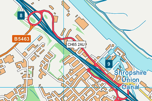 CH65 2AU map - OS VectorMap District (Ordnance Survey) CH65 2AU map - OS VectorMap District (Ordnance Survey)