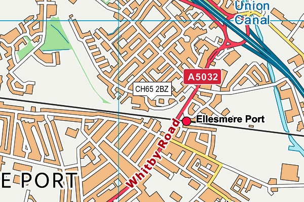 CH65 2BZ map - OS VectorMap District (Ordnance Survey) CH65 2BZ map - OS VectorMap District (Ordnance Survey)