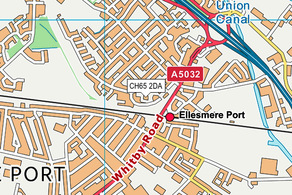 CH65 2DA map - OS VectorMap District (Ordnance Survey) CH65 2DA map - OS VectorMap District (Ordnance Survey)
