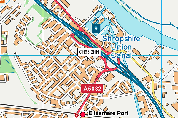 CH65 2HN map - OS VectorMap District (Ordnance Survey) CH65 2HN map - OS VectorMap District (Ordnance Survey)