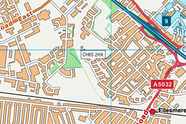 CH65 2HX map - OS VectorMap District (Ordnance Survey) CH65 2HX map - OS VectorMap District (Ordnance Survey)