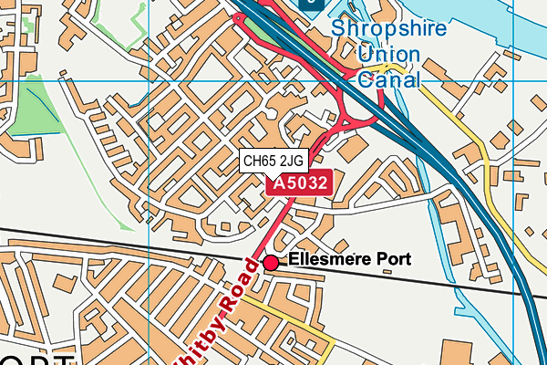 CH65 2JG map - OS VectorMap District (Ordnance Survey) CH65 2JG map - OS VectorMap District (Ordnance Survey)
