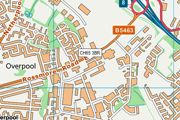 CH65 3BR map - OS VectorMap District (Ordnance Survey) CH65 3BR map - OS VectorMap District (Ordnance Survey)