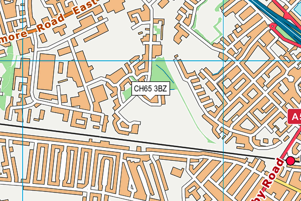 CH65 3BZ map - OS VectorMap District (Ordnance Survey) CH65 3BZ map - OS VectorMap District (Ordnance Survey)