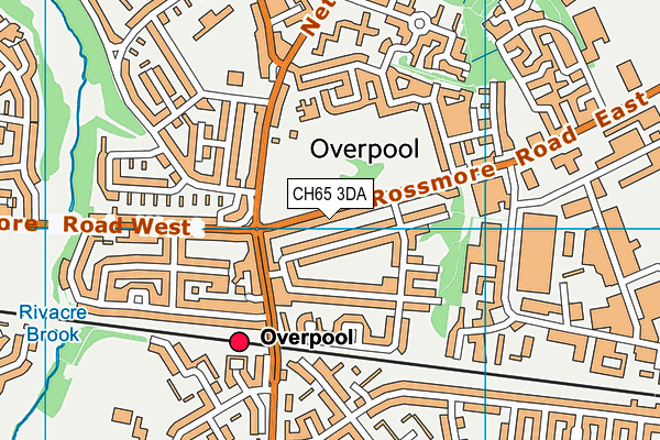 CH65 3DA map - OS VectorMap District (Ordnance Survey) CH65 3DA map - OS VectorMap District (Ordnance Survey)