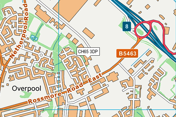 CH65 3DP map - OS VectorMap District (Ordnance Survey) CH65 3DP map - OS VectorMap District (Ordnance Survey)