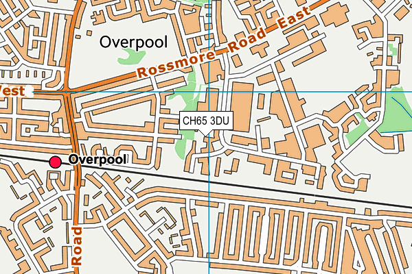 CH65 3DU map - OS VectorMap District (Ordnance Survey) CH65 3DU map - OS VectorMap District (Ordnance Survey)